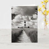 Happisburgh Lighthouse Karte (Gelbe Blume)