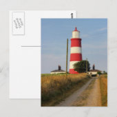 Happisburgh Lighthouse Norfolk Postkarte (Vorne/Hinten)