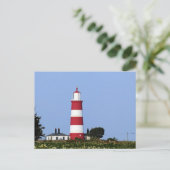 Happisburgh Lighthouse Norfolk Postkarte (Stehend Vorderseite)