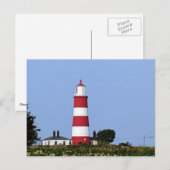 Happisburgh Lighthouse Norfolk Postkarte (Vorne/Hinten)