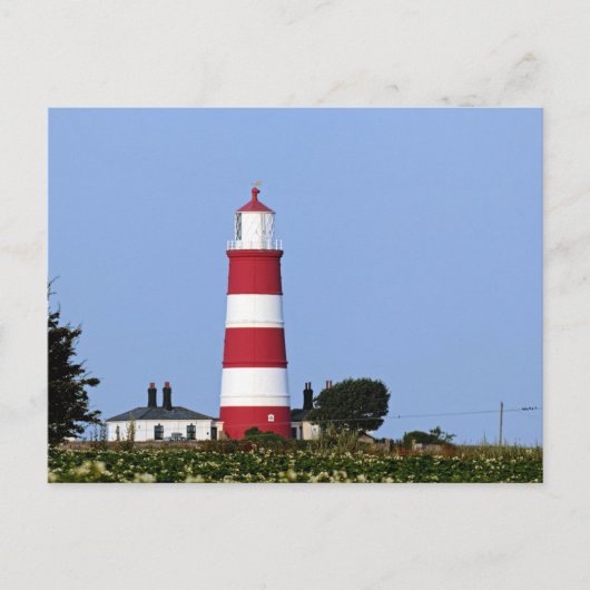 Happisburgh Lighthouse Norfolk Postkarte (Vorderseite)