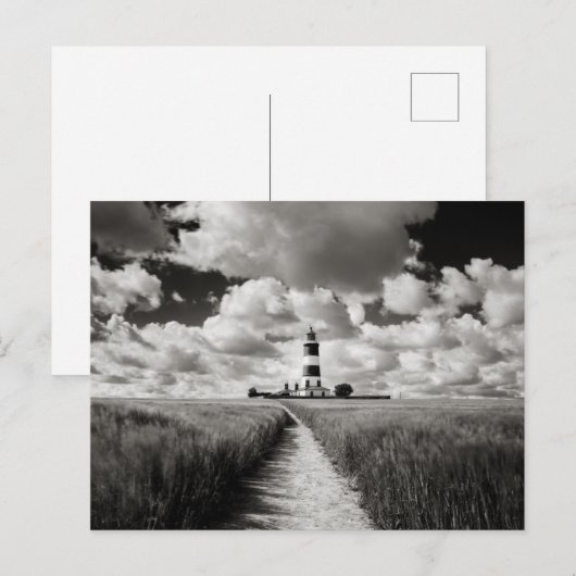 Happisburgh Lighthouse Postkarte (Vorne/Hinten)