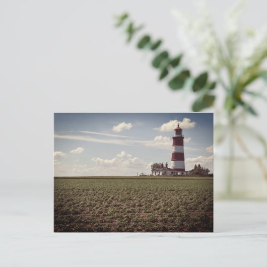 Happisburgh Lighthouse Postkarte (Stehend Vorderseite)
