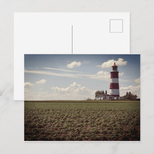 Happisburgh Lighthouse Postkarte (Vorne/Hinten)