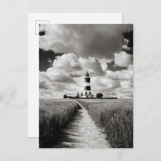 Happisburgh Lighthouse Postkarte (Vorne/Hinten)