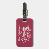 Happiy Ever After Custom Gepäckanhänger (Vorderseite vertikal)