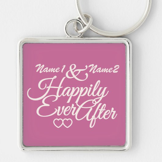Happiy Ever After Custom Key Chain Schlüsselanhänger (Vorne)