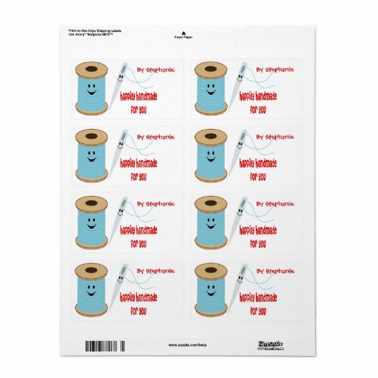 Happiymade-Nähetikett (Vorne)