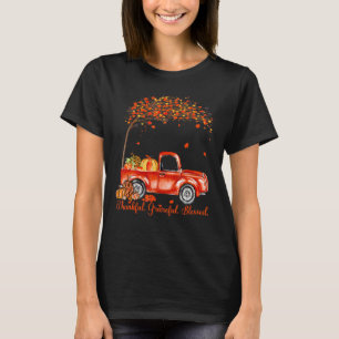 Happpy Erntedank Day Herbst Herbst Maple Blätter T T-Shirt