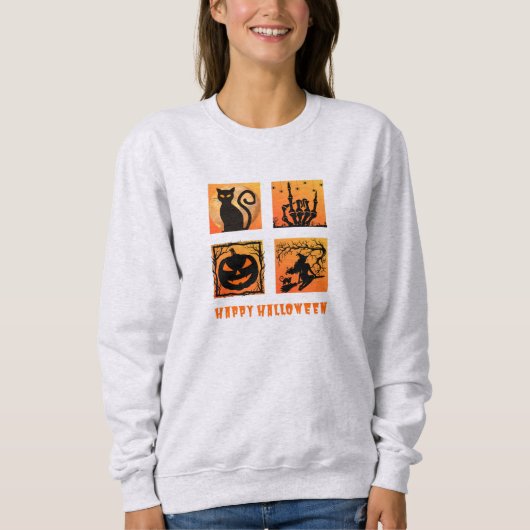 Happpy Halloween Sweatshirt (Vorderseite)