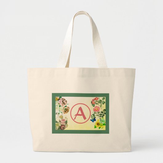 HAPPSEED CUSTOM ERSTE TASCHE VINTAGE BLUME (Vorne)