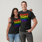 HAPPST SAINT PADDYS GAY Funny LGBTQ St Patricks Da T-Shirt (Unisex)