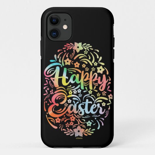 HAPPTER EASTER niedlicher Ostereier Case-Mate iPhone Hülle (Rückseite)