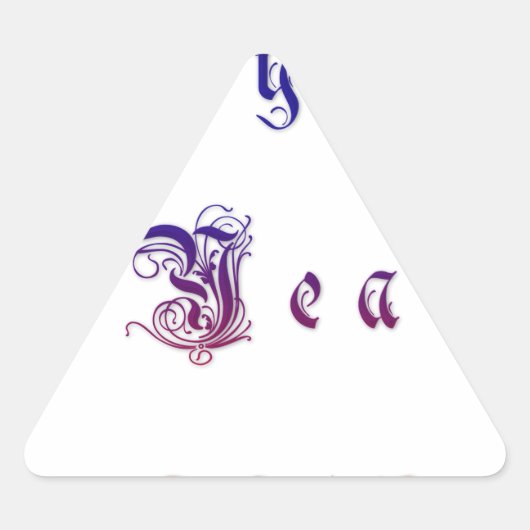 Happu Neues Jahr 2015 Hakuna Matata wünscht.png Dreieckiger Aufkleber (Vorderseite)