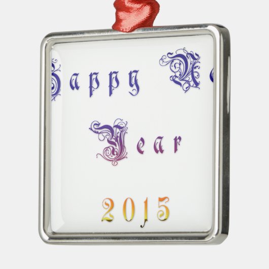 Happu Neues Jahr 2015 Hakuna Matata wünscht.png Ornament Aus Metall (Links)