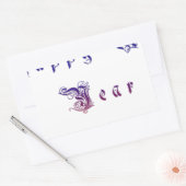 Happu Neues Jahr 2015 Hakuna Matata wünscht.png Rechteckiger Aufkleber (Umschlag)