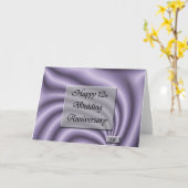 Happy12. Hochzeitstag Karte (Gelbe Blume)