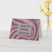 Happy12. Hochzeitstag Karte (Gelbe Blume)