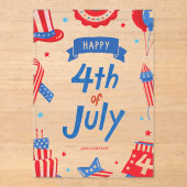 #Happy4thOfJulyAcrylicEinladung Acryleinladungen (Vorderseite)