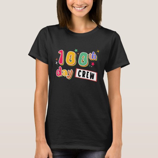 Happy 100 Days Costume 100th Day of School Teacher T-Shirt (Vorderseite)