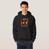 Happy 100 Days Of Kindergarten Pencil Apples Kids  Hoodie (Vorne ganz)