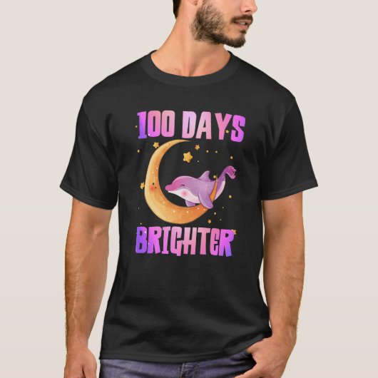 Happy 100 Days of school 100 days brighter Cute do T-Shirt (Vorderseite)