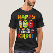Happy 100 Days Of School Flossing Dance 100 Days S T-Shirt (Vorderseite)