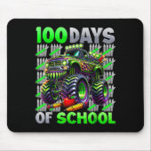 Happy 100 Days Of School Funny Monster Truck Stude Mousepad (Vorne)