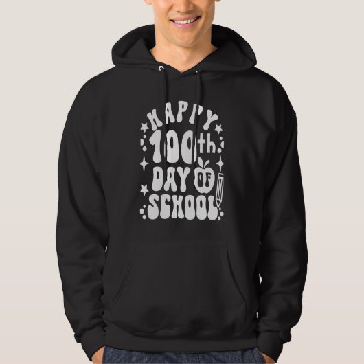Happy 100 Days Of School Hoodie (Vorderseite)