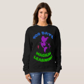 Happy 100 Days Of School Magical Learning Adorable Sweatshirt (Vorne ganz)