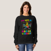 Happy 100 Days Of School Magical Learning Unicorn Sweatshirt (Vorne ganz)