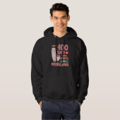 Happy 100 Days Of School No Probllama Llama 100th Hoodie (Vorne ganz)