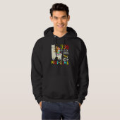 Happy 100 Days Of School No Probllama Llama 100th Hoodie (Vorne ganz)
