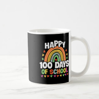 Happy 100 Days of School Rainbow Kids Boys Girls T Kaffeetasse