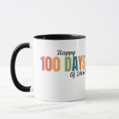 Happy 100 Days of School Teacher Tasse (Links)