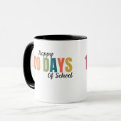 Happy 100 Days of School Teacher Tasse (Vorderseite Links)