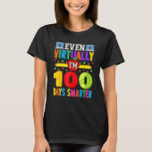 Happy 100 Days Of Virtual Students 100th Day Of Sc T-Shirt (Vorderseite)