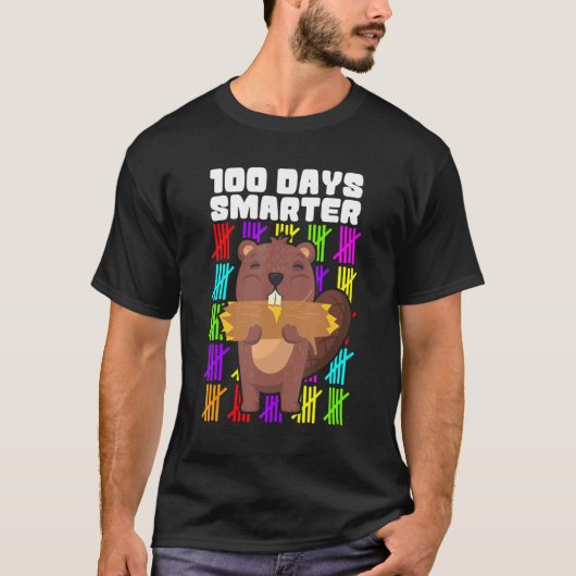 Happy 100 Days Smarter Shirts, 100th Day Of School T-Shirt (Vorderseite)