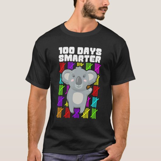 Happy 100 Days Smarter Shirts, 100th Day Of School T-Shirt (Vorderseite)