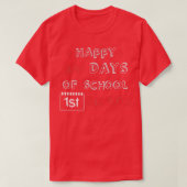Happy 100 School Days 1. Klasse Funny und Adorable T-Shirt (Design vorne)