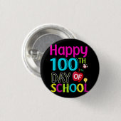 Happy-100-th-day-School Button (Vorne & Hinten)
