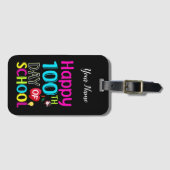 Happy-100-th-day-School Gepäckanhänger (Vorderseite (Horizontal))