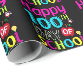 Happy-100-th-day-School Geschenkpapier (Rolleneckpunkt)
