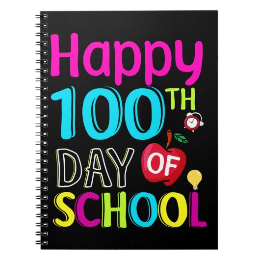 Happy-100-th-day-School Notizblock (Vorderseite)