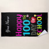 Happy-100-th-day-School Strandtuch (Vorderseite)