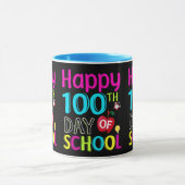 Happy-100-th-day-School Tasse (Zentrum)