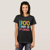 Happy 100th Day Of 3rd Grade 100 Days Of School Fo T-Shirt (Vorne ganz)