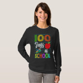 Happy 100th Day of Kindergarten School Teacher Stu T-Shirt (Vorne ganz)