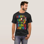 Happy 100th Day of Kindergarten Teachers or Studen T-Shirt (Vorne ganz)