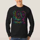 Happy 100th Day Of Kindergarten Tie Dye 100 Days T T-Shirt (Vorderseite)